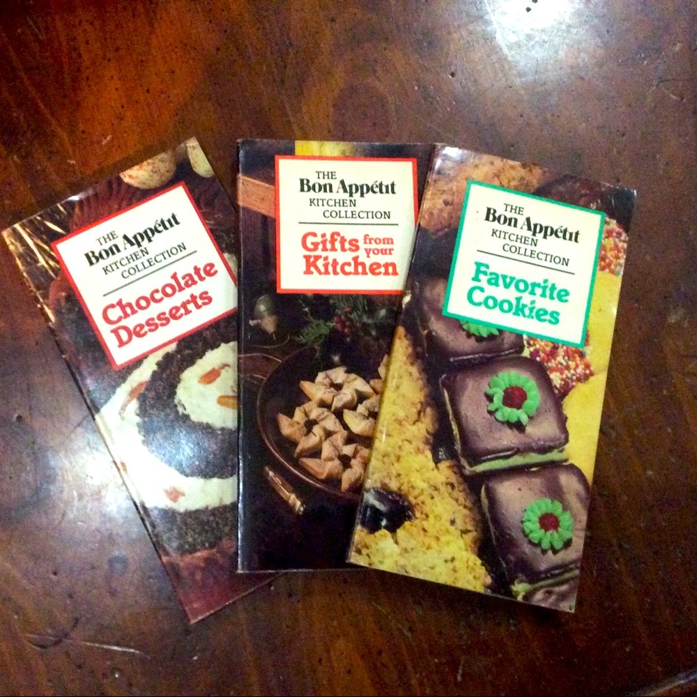 3 vintage The Bon Appetit Kitchen Collection 1983